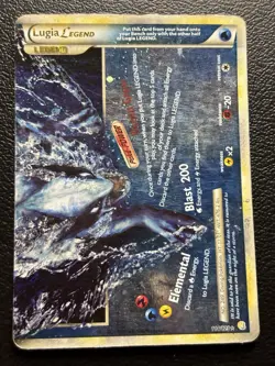 Pokemon Lugia Legend 114/123 (Bottom) Heartgold & Soulsilver Holo Rare | HP - Image 1