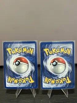 Pokemon TCG Lot of 2 Neo Genesis Ampharos 11/111, Skarmory 13/111 Holo MP/HP/DMG - Image 2