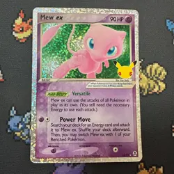 Mew ex 88/92 Celebrations Classic Collection NM Mint Pokemon TCG Card - Image 1