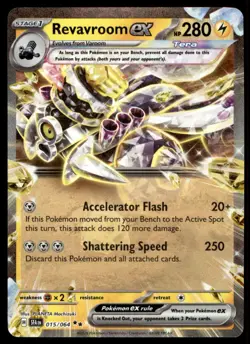 Revavroom ex 015/064 Double Rare Shrouded Fable Pokemon Holo Near Mint - Image 1
