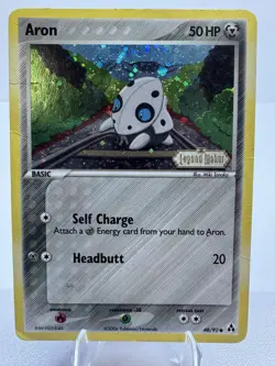 Pokemon Aron Legend Maker #48/92 Reverse Holo 2006 - HP (SWIRL) - Image 1