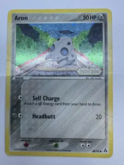 Pokemon Aron Legend Maker #48/92 Reverse Holo 2006 - HP (SWIRL) - Image 3