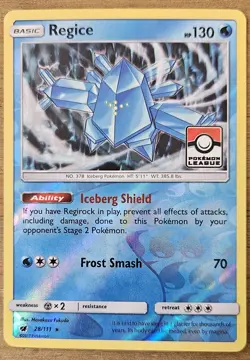 Regice - (Pokemon League) 028/111 League & Championship Cards Reverse Holo - Image 1