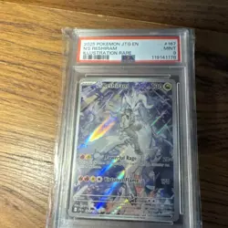 Pokemon TCG N's Reshiram Illustration Rare Stamped Holo Journey Together PSA 9 … - Image 3
