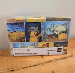 SEALED! Pokemon Center Van Gogh Museum Pikachu Double Deck Box TCG Pokemon - Image 1