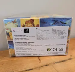 SEALED! Pokemon Center Van Gogh Museum Pikachu Double Deck Box TCG Pokemon - Image 2