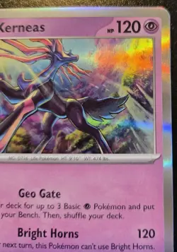 Xerneas 064/132 Holo Rare Mega Evolution Pokemon TCG - Image 3
