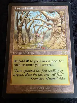 MTG Gaea's Cradle Urza's Saga Regular Rare Card 321/350 - Image 1