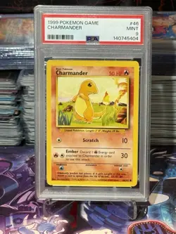 Pokemon TCG Charmander Base Set 46/102 Regular Unlimited Common - Image 1