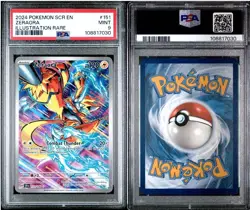 Pokemon Zeraora PSA 9 151/142 Sv07: Stellar Crown Illustration Rare Holo English - Image 5