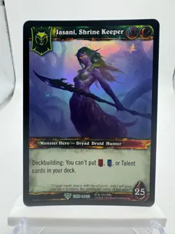 World of Warcraft TCG Tomb Foil Hero Jasani, Shrine Keeper - Image 1