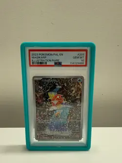 PSA 10 Pokemon Magikarp Illustration Paldea Evolved, Rare #203 with GradedGuard - Image 1