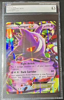 Gengar EX Pokemon Jumbo Promo Cards 34/119 CGC 8.5 - Image 2