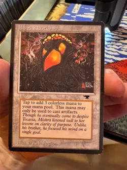 MTG English Mishra's Workshop Light Play (LP) Normal Antiquities Reserved List - Image 1