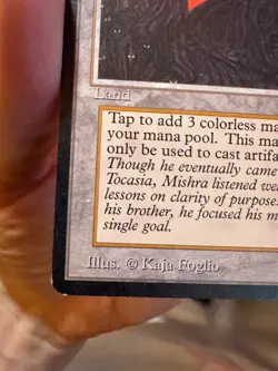 MTG English Mishra's Workshop Light Play (LP) Normal Antiquities Reserved List - Image 3