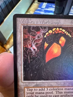 MTG English Mishra's Workshop Light Play (LP) Normal Antiquities Reserved List - Image 4