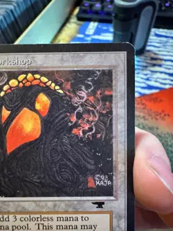 MTG English Mishra's Workshop Light Play (LP) Normal Antiquities Reserved List - Image 5