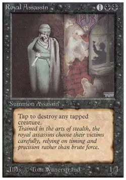 MTG English Royal Assassin Medium Play Normal Unlimited - Image 1