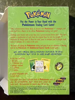 Pokemon Theme Deck Base Lightning Bug Cards - Sealed - Image 2