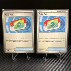 Pokemon Item Lot Of 4 With Poke Pad And Trekking Shoes Some Playable Cards - Image 4