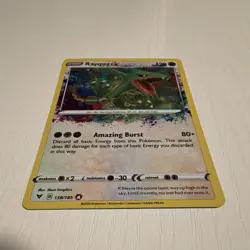 Pokemon Rayquaza 120 HP Amazing Rare Holo Vivid Voltage Card 138/185 - Image 3