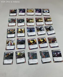 Marvel Champions The Card Game Lot Wood Storage Box Approx 300 Cards See Photos - Image 3
