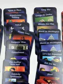 INWO Illuminati New World Order 119-Card Lot Mixed Set CCG Rares Groups Plots - Image 5