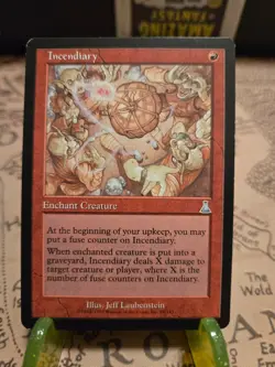 MTG Incendiary Urza's Destiny Regular Uncommon LP - Image 1