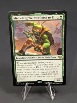 MTG Teenage Mutant Ninja Turtles Michelangelo, Weirdness to 11 #121 (Rare) - Image 1