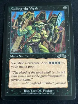 1x MTG Culling the Weak - Exodus (EXO) #55 - Magic the Gathering - Image 3