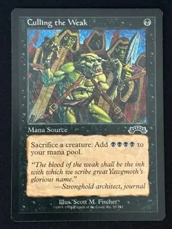 1x MTG Culling the Weak - Exodus (EXO) #55 - Magic the Gathering - Image 5