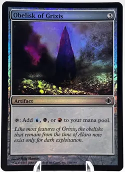 Obelisk of Grixis 214/249 Foil Shards of Alara MTG LP - Image 1