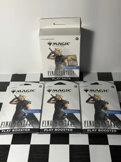 Magic The Gathering: Final Fantasy Play Packs & Play Booster Packs X3 TCG - Image 1