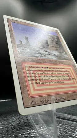 MTG REVISED EDITION Magic The Gathering PLATEAU Rare UNPLAYED NM+ - Image 2