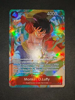 Monkey.D.Luffy OP12-015 SR ALT ART Legacy Of Master English - One Piece Card - Image 1