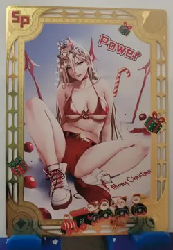 Power SP Goddess Story Limited GOLD METAL CARD Waifu #22/200 Christmas - Image 1