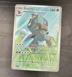 Golurk 123/086 - S&V: Black Bolt Illustration Rare Pokemon TCG Card - NM - Image 1