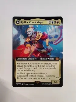 Kefka, Court Mage (Extended Art) - Final Fantasy MTG Regular Mythic Card FIN 496 - Image 1