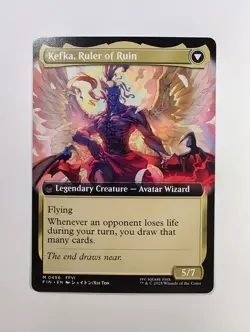 Kefka, Court Mage (Extended Art) - Final Fantasy MTG Regular Mythic Card FIN 496 - Image 2