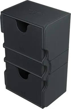 GameGenic Convertible Card Deck Box, Black, Holds 200 Cards - Image 1