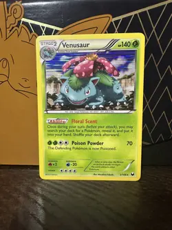 Pokemon TCG Venusaur Dark Explorers Holo Card 3/108 Rare NM - Image 1