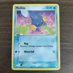 Mudkip 58/100 - HP EX Crystal Guardians - 2006 Common Pokemon TCG Card - Image 1