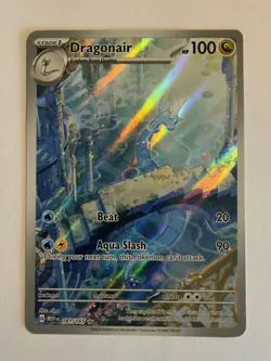 2023 POKEMON SV 151 - ILLUSTRATION RARE #181 DRAGONAIR - TCG IR SCARLET & VIOLET - Image 1
