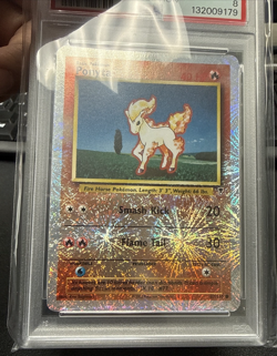 2002 Pokemon Legendary Coll. Reverse Foil Ponyta #87 PSA 8 - Image 2