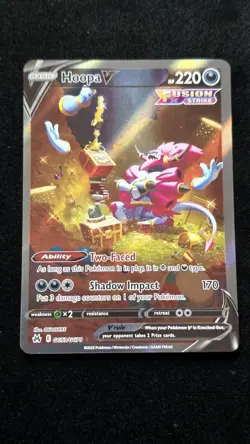 Pokemon TCG Hoopa V GG53/GG70 Fusion Strike Ultra Rare Holo Eng - Image 1