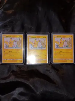 Pikachu SM162 Pokemon Sm Holo (x3) - Image 1