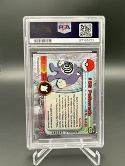 2000 Pokemon Topps Chrome Series 1 Sparkle Poliwrath #62 PSA 7 - Image 2