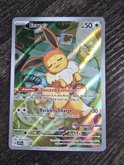 Eevee 173 SVP Pokemon Center Promo Prismatic Evolutions NM Pokemon Card - Image 1