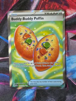 Buddy-Buddy Poffin 167/132 Ultra Rare Mega Evolution NM Pokemon Card - Image 1