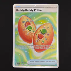 Pokemon TCG Card Buddy-Buddy Poffin 167/132 Me01: Mega Evolution Full Art - NM - Image 1